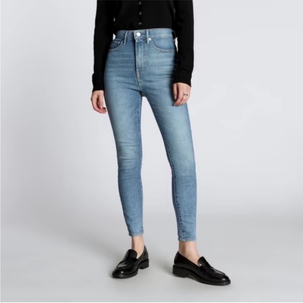 EVERLANE The Way High Skinny Jean Light Wash Size 24